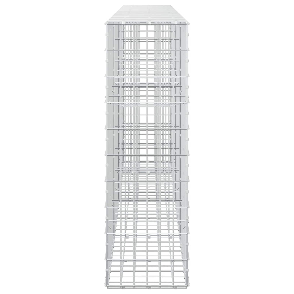 vidaXL Gabion z drutu 3,5 mm i siatką 5x10 cm 350x30x100 cm