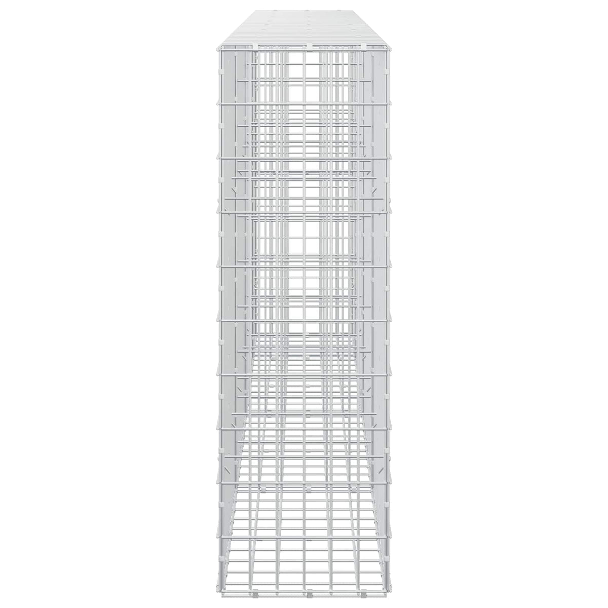 vidaXL Gabion z drutu 3,5 mm i siatką 5x10 cm 350x30x100 cm