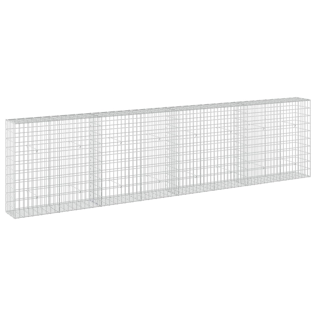 vidaXL Gabion z drutu 3,5 mm i siatką 5x10 cm 400x30x100 cm