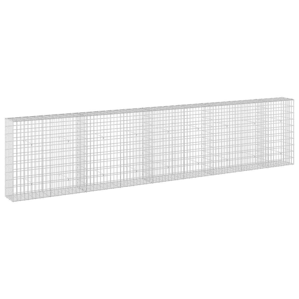 vidaXL Gabion z drutu 3,5 mm i siatką 5x10 cm 450x30x100 cm