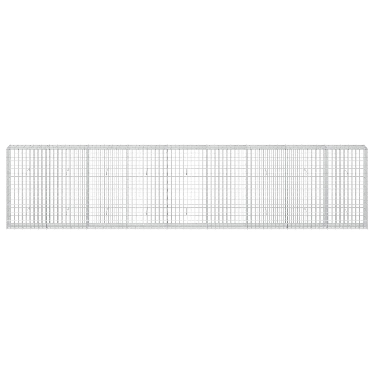 vidaXL Gabion z drutu 3,5 mm i siatką 5x10 cm 450x30x100 cm