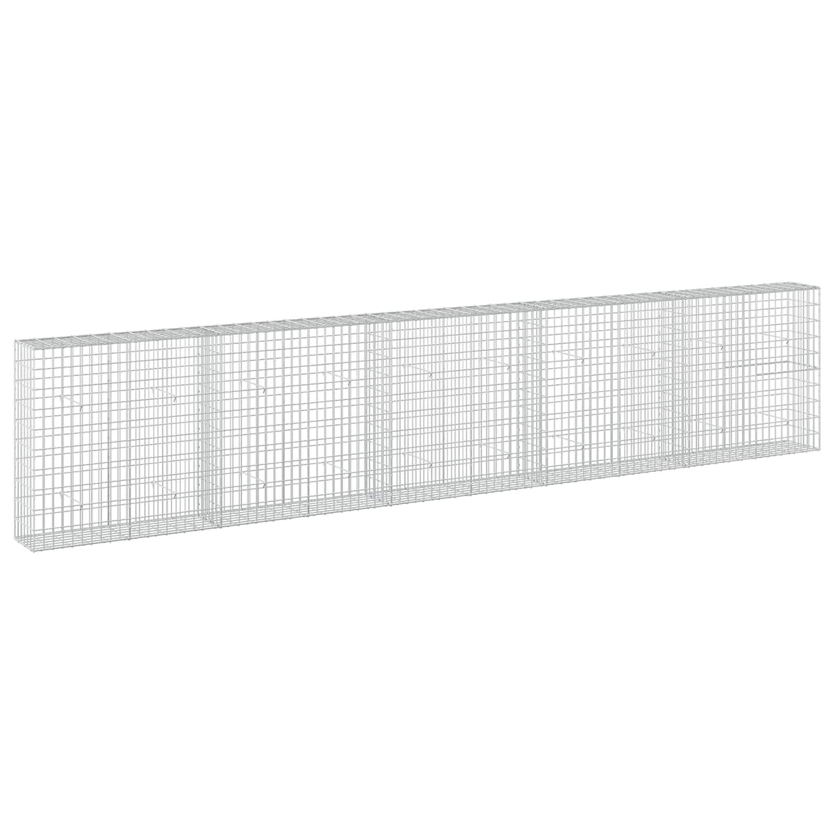 vidaXL Gabion z drutu 3,5 mm i siatką 5x10 cm 500x30x100 cm
