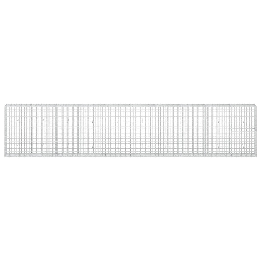 vidaXL Gabion z drutu 3,5 mm i siatką 5x10 cm 500x30x100 cm