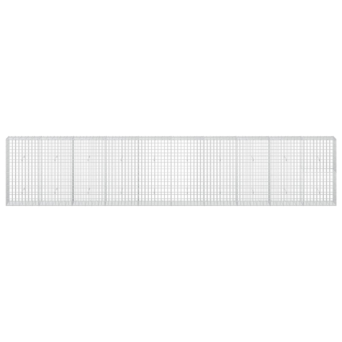 vidaXL Gabion z drutu 3,5 mm i siatką 5x10 cm 500x30x100 cm
