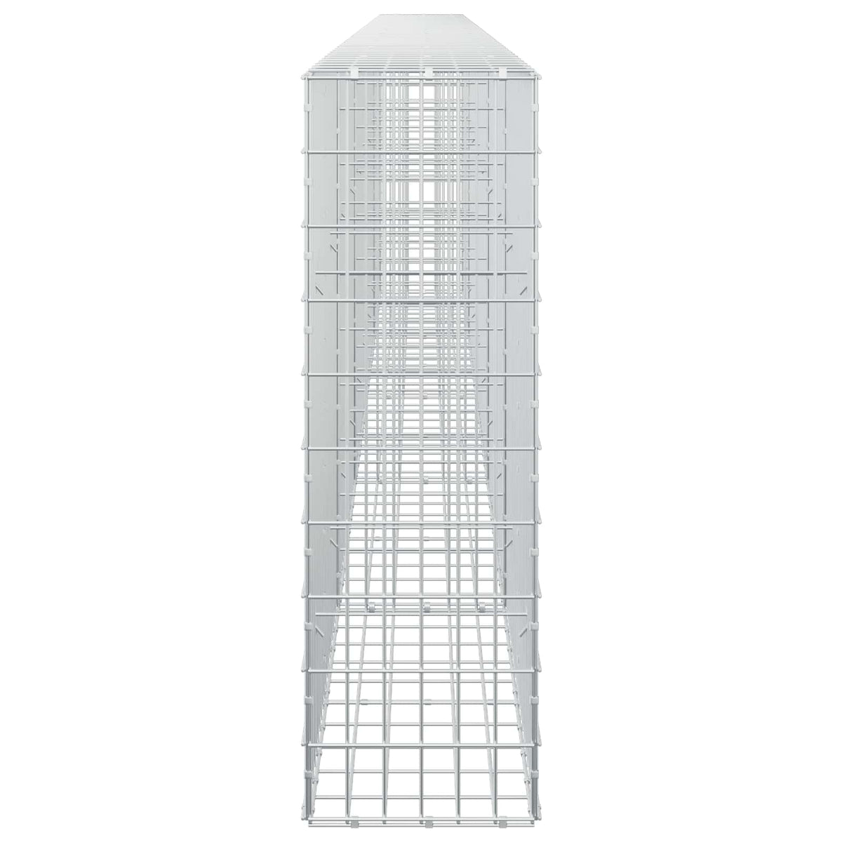 vidaXL Gabion z drutu 3,5 mm i siatką 5x10 cm 500x30x100 cm