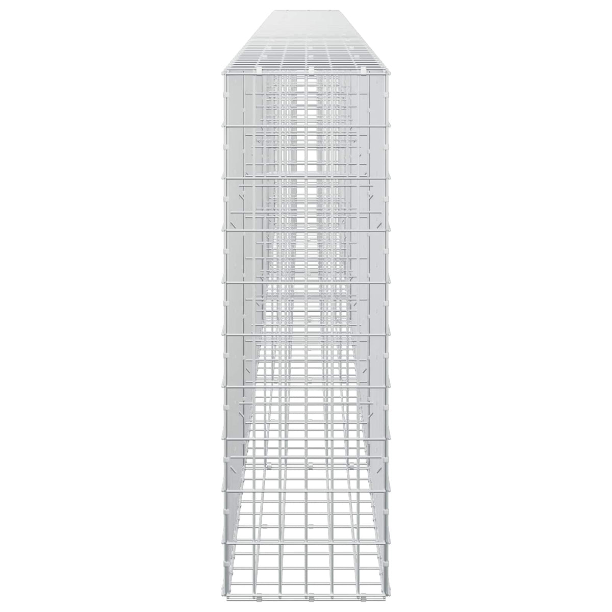vidaXL Gabion z drutu 3,5 mm i siatką 5x10 cm 550x30x100 cm