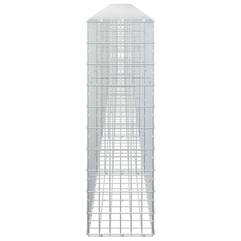 vidaXL Gabion z drutu 3,5 mm i siatką 5x10 cm 600x30x100 cm