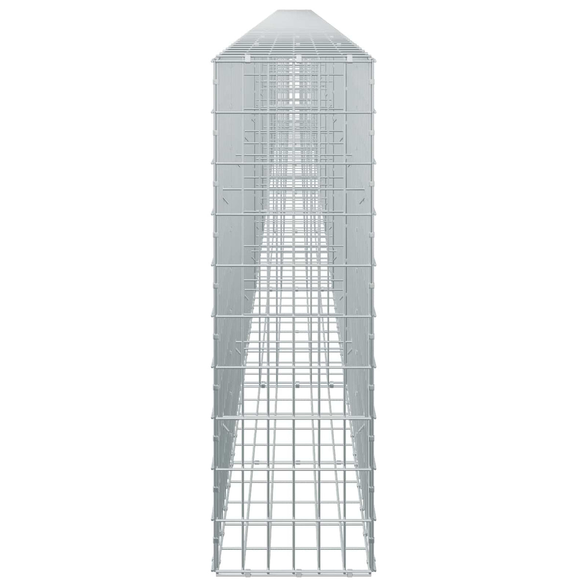 vidaXL Gabion z drutu 3,5 mm i siatką 5x10 cm 750x30x100 cm