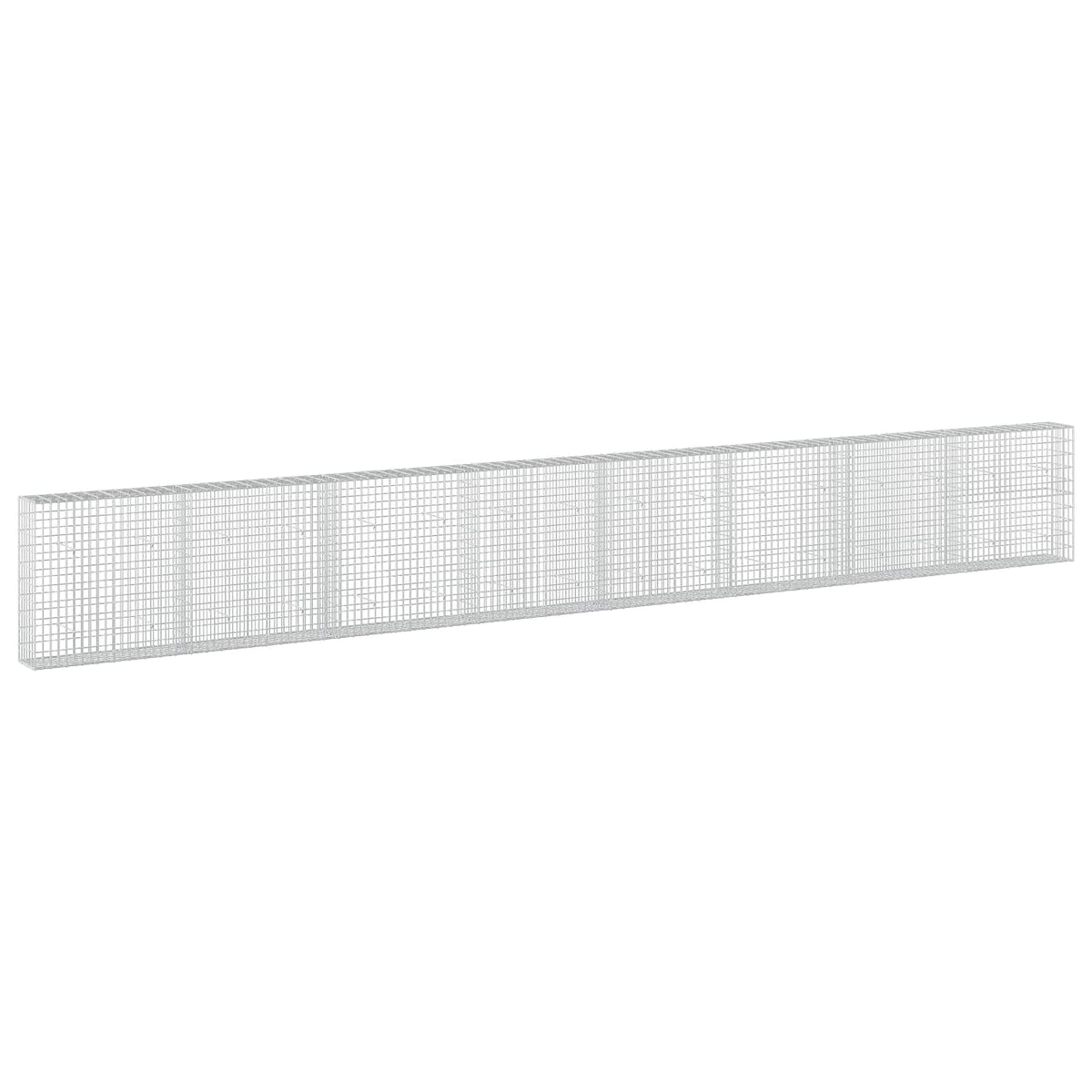 vidaXL Gabion z drutu 3,5 mm i siatką 5x10 cm 800x30x100 cm