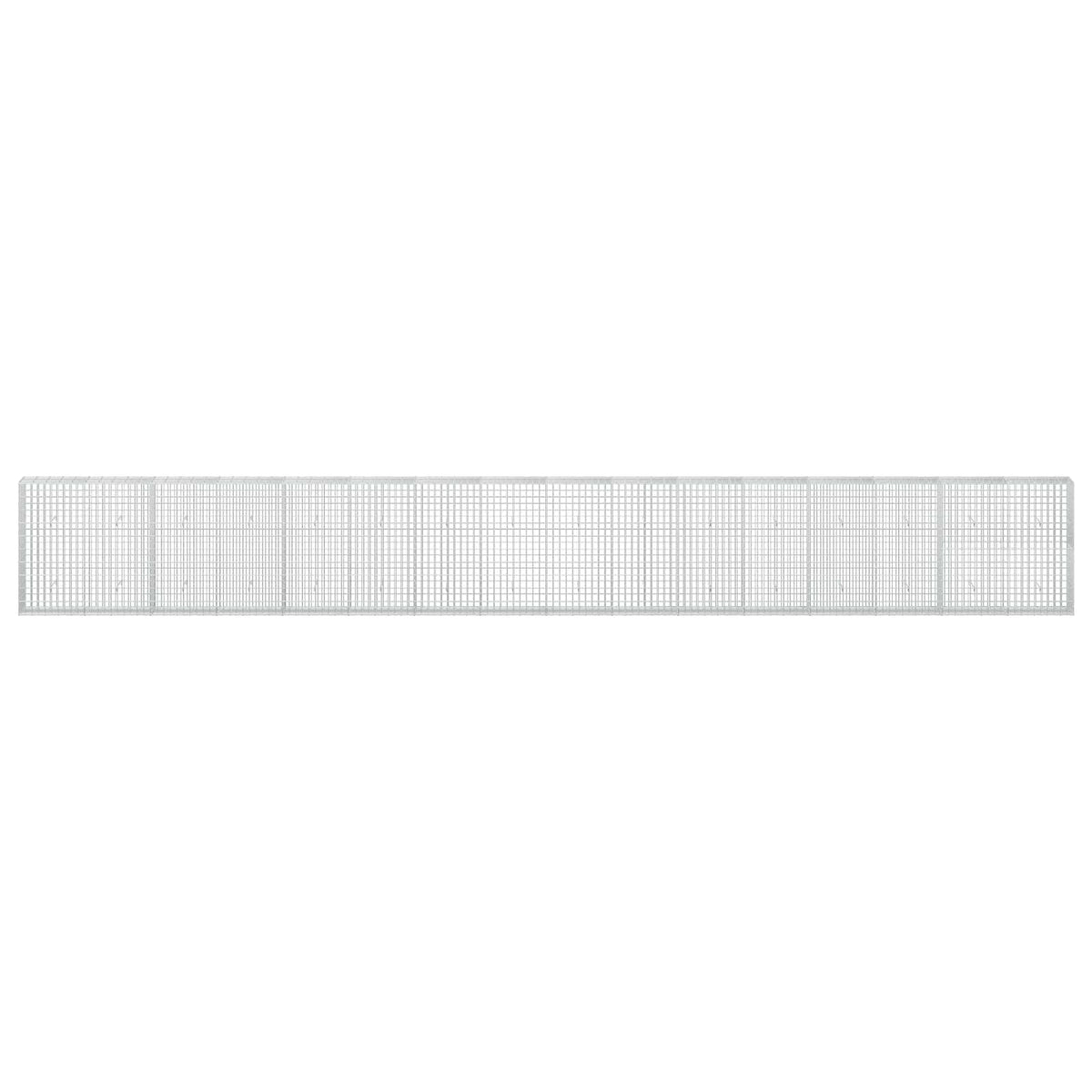 vidaXL Gabion z drutu 3,5 mm i siatką 5x10 cm 800x30x100 cm