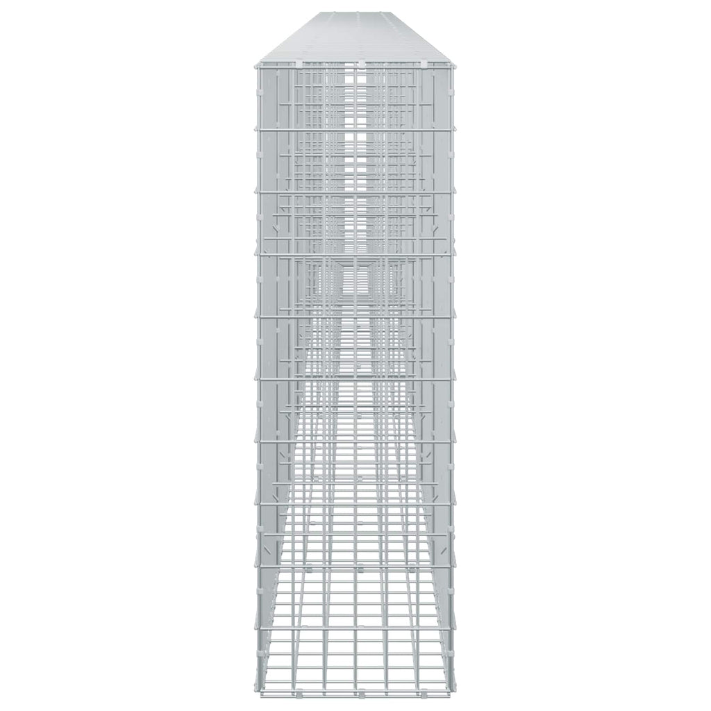 vidaXL Gabion z drutu 3,5 mm i siatką 5x10 cm 800x30x100 cm