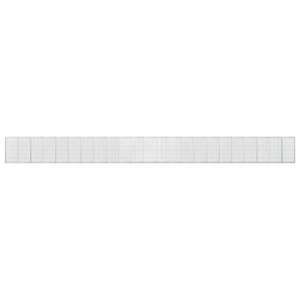 vidaXL Gabion z drutu 3,5 mm i siatką 5x10 cm 1150x30x100 cm