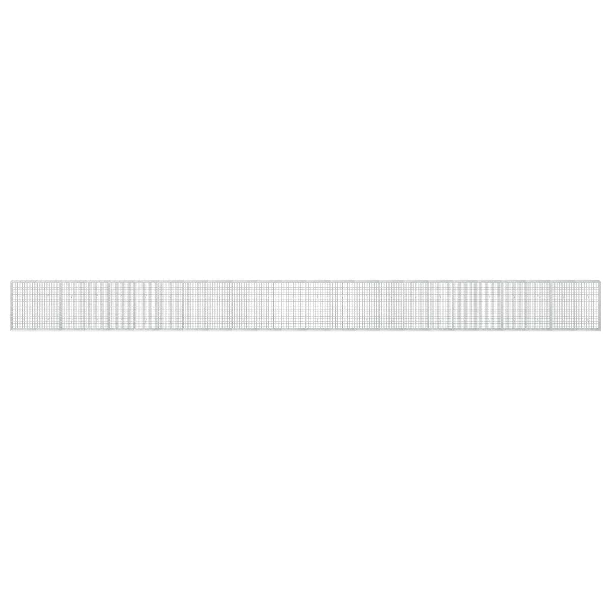 vidaXL Gabion z drutu 3,5 mm i siatką 5x10 cm 1200x30x100 cm