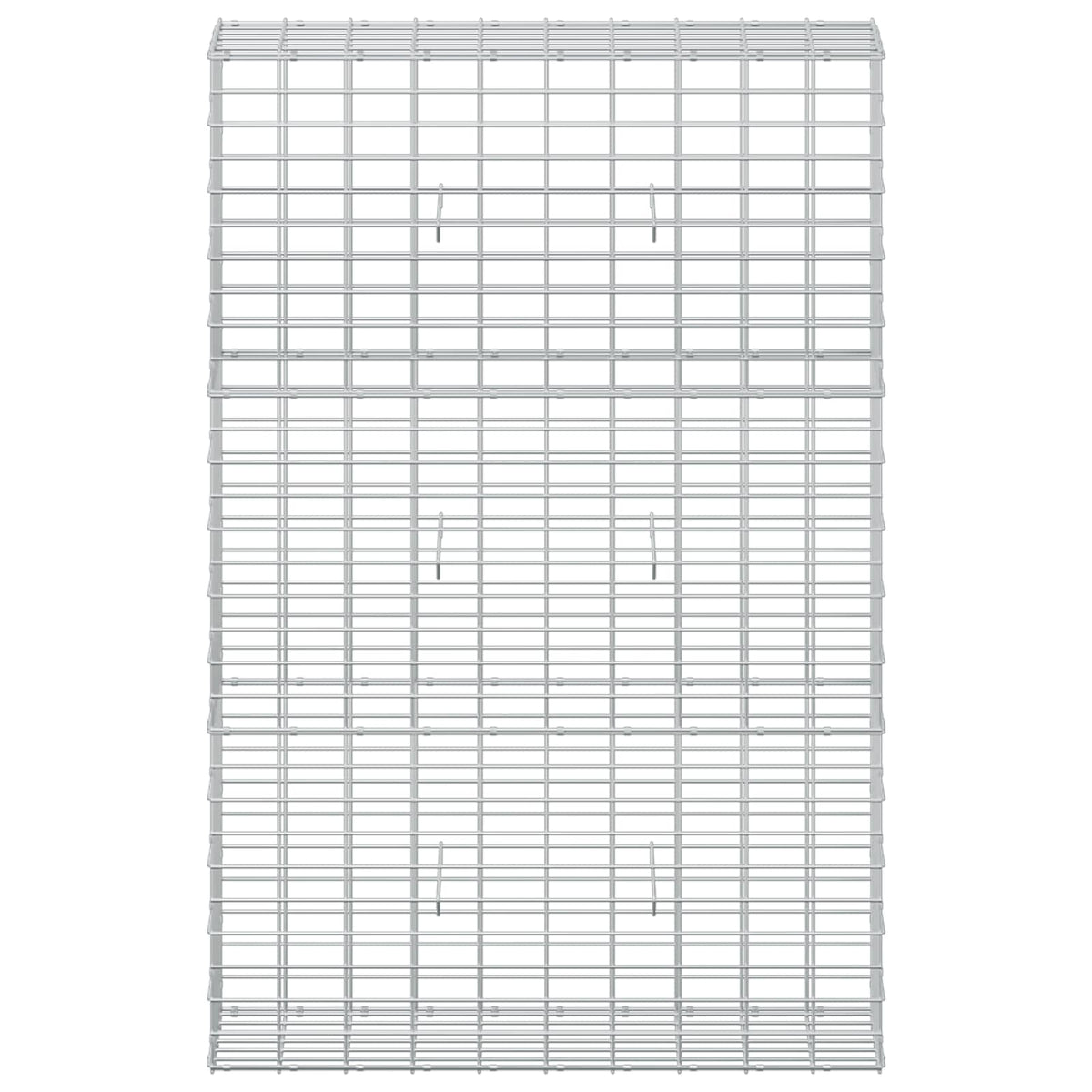 vidaXL Gabion z drutu 3,5 mm i siatką 5x10 cm 100x30x150 cm