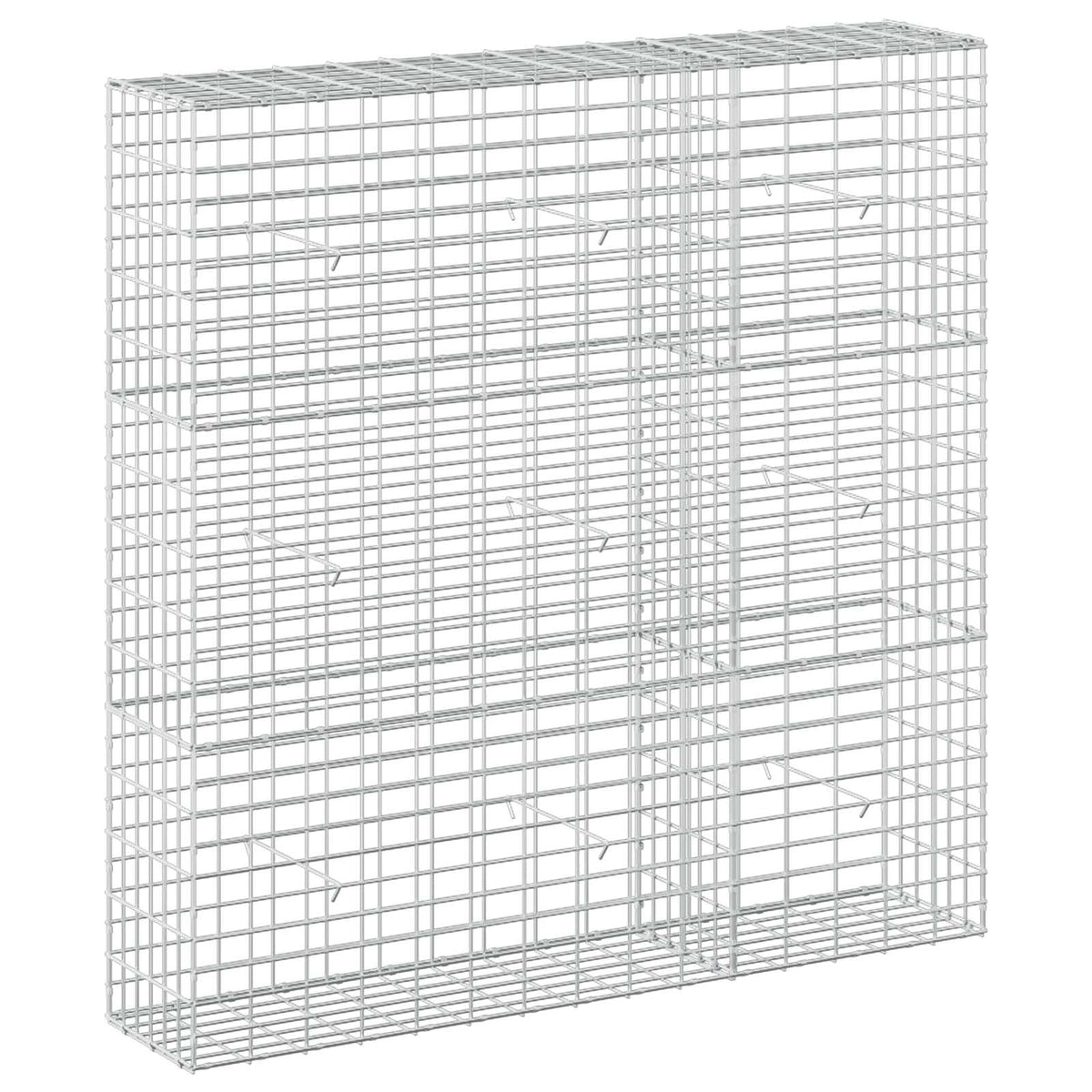 vidaXL Gabion z drutu 3,5 mm i siatką 5x10 cm 150x30x150 cm