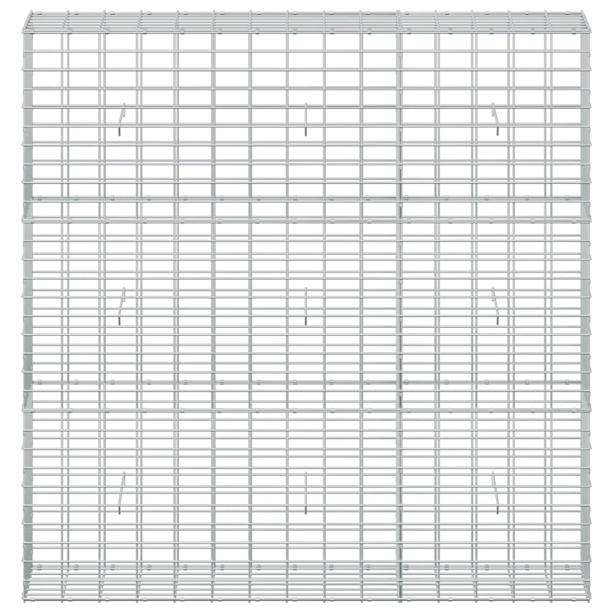 vidaXL Gabion z drutu 3,5 mm i siatką 5x10 cm 150x30x150 cm