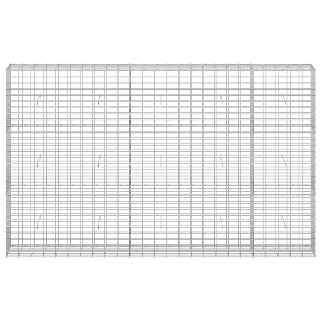 vidaXL Gabion z drutu 3,5 mm i siatką 5x10 cm 250x30x150 cm