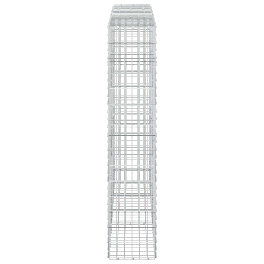 vidaXL Gabion z drutu 3,5 mm i siatką 5x10 cm 250x30x150 cm