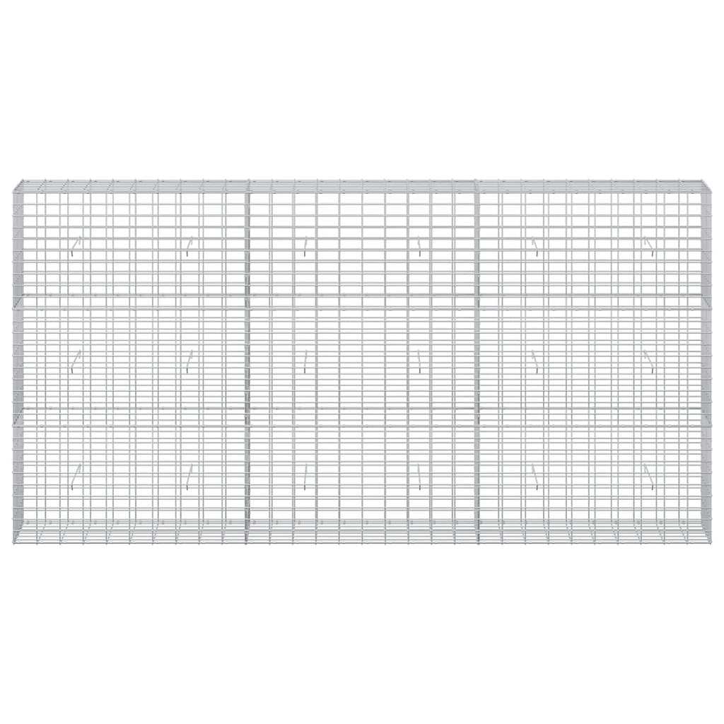 vidaXL Gabion z drutu 3,5 mm i siatką 5x10 cm 300x30x150 cm