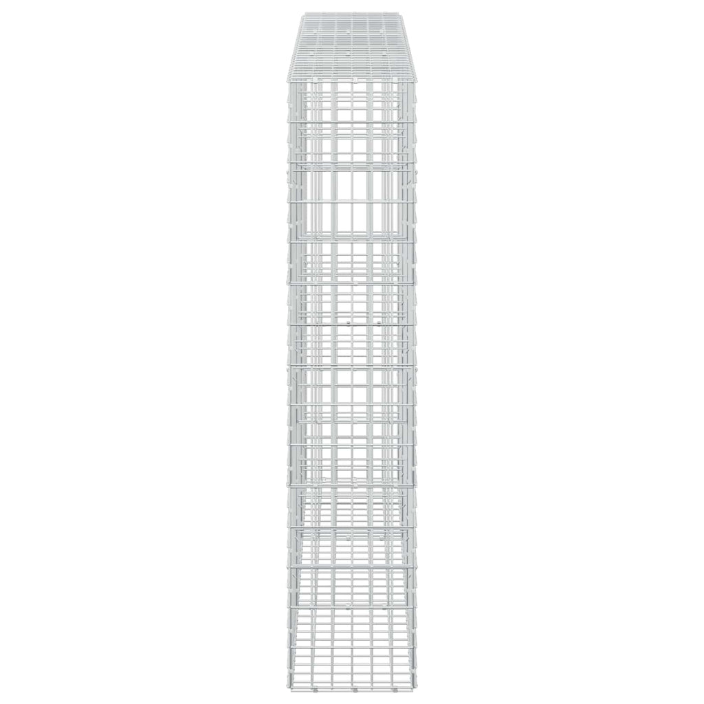 vidaXL Gabion z drutu 3,5 mm i siatką 5x10 cm 300x30x150 cm