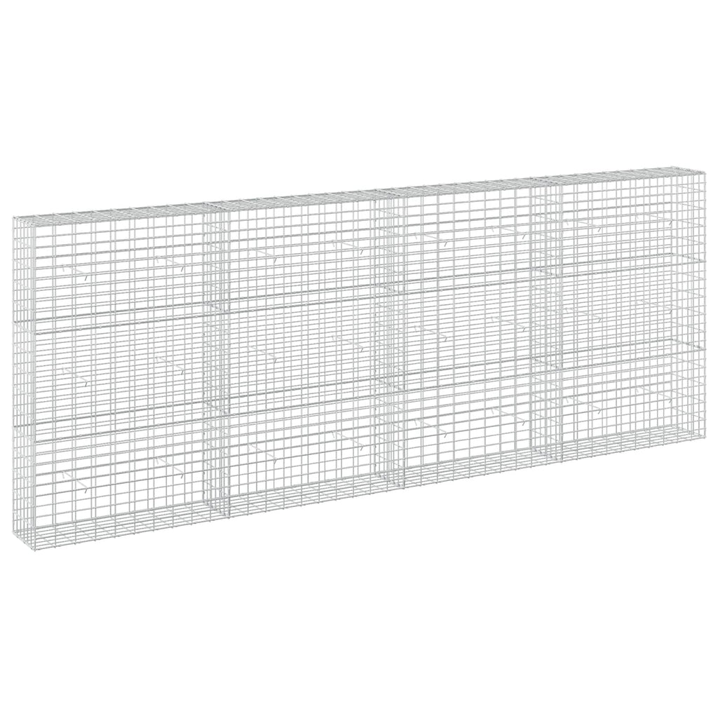 vidaXL Gabion z drutu 3,5 mm i siatką 5x10 cm 400x30x150 cm