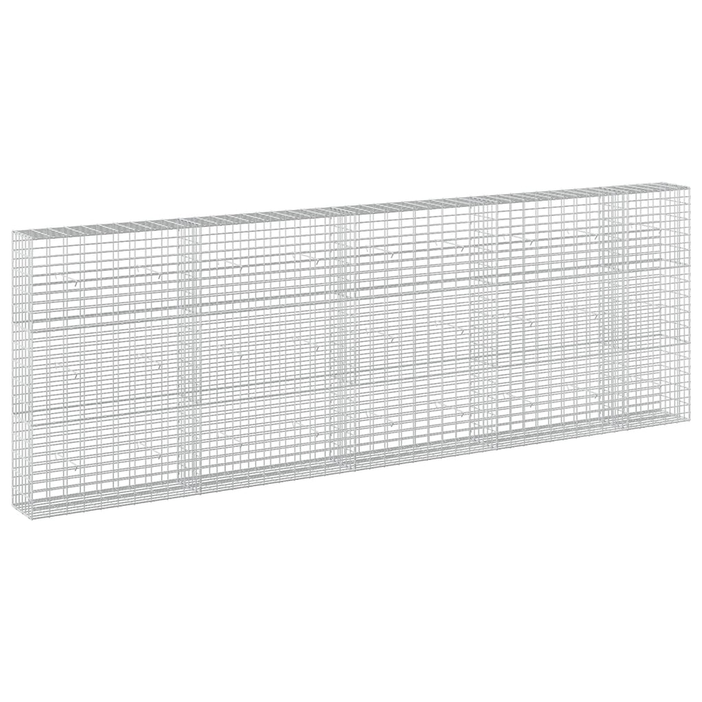 vidaXL Gabion z drutu 3,5 mm i siatką 5x10 cm 450x30x150 cm