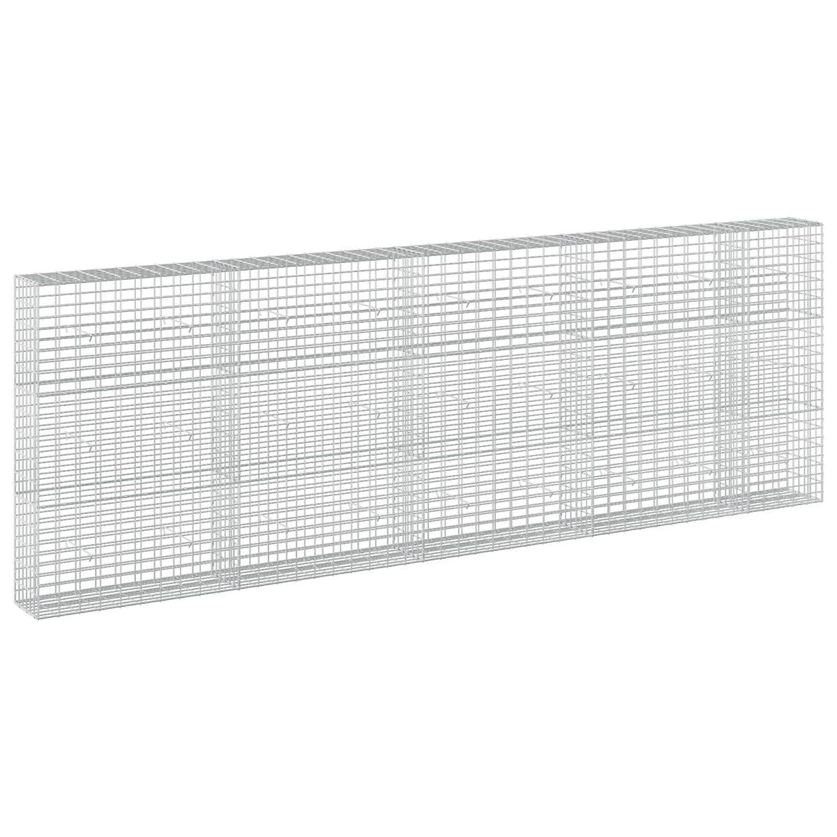 vidaXL Gabion z drutu 3,5 mm i siatką 5x10 cm 450x30x150 cm