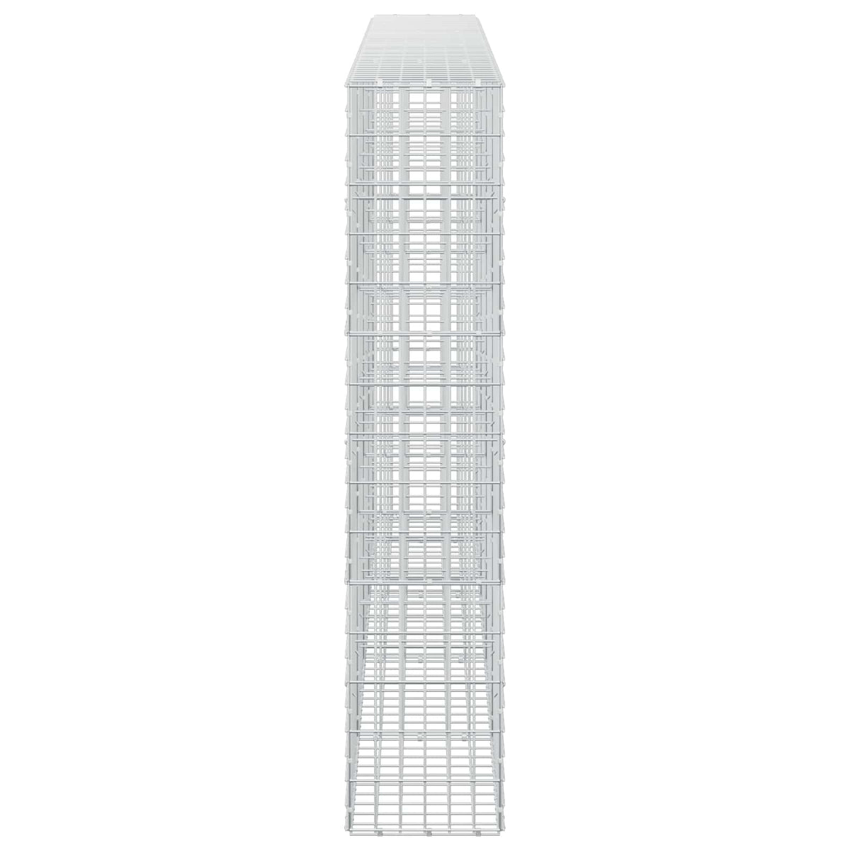 vidaXL Gabion z drutu 3,5 mm i siatką 5x10 cm 450x30x150 cm