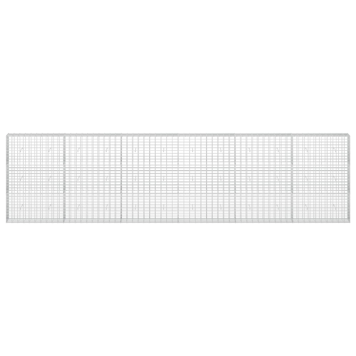 vidaXL Gabion z drutu 3,5 mm i siatką 5x10 cm 600x30x150 cm