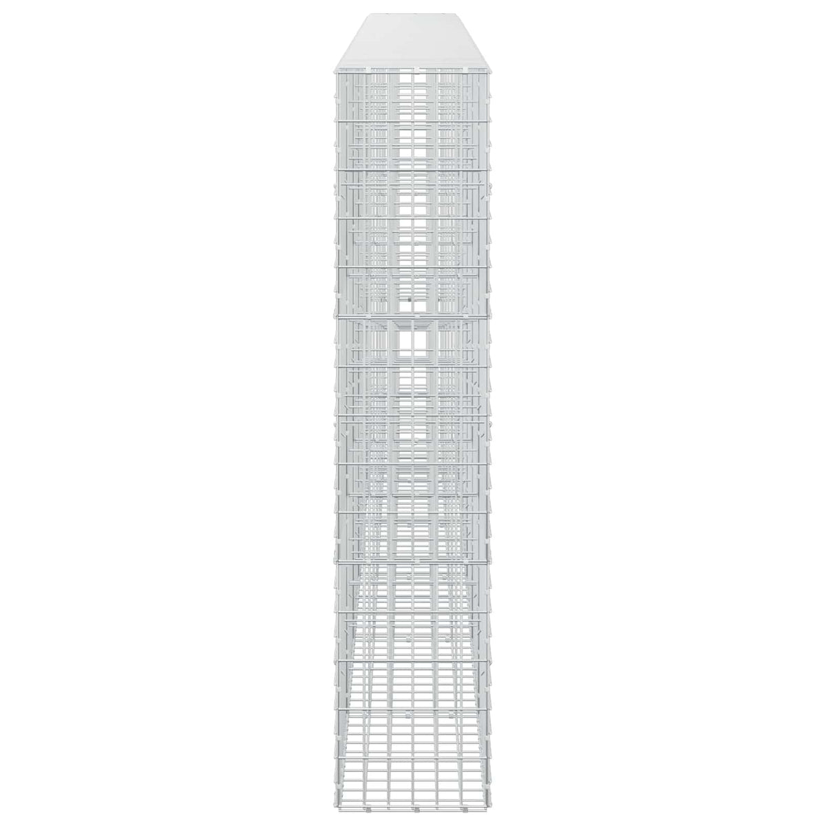 vidaXL Gabion z drutu 3,5 mm i siatką 5x10 cm 600x30x150 cm
