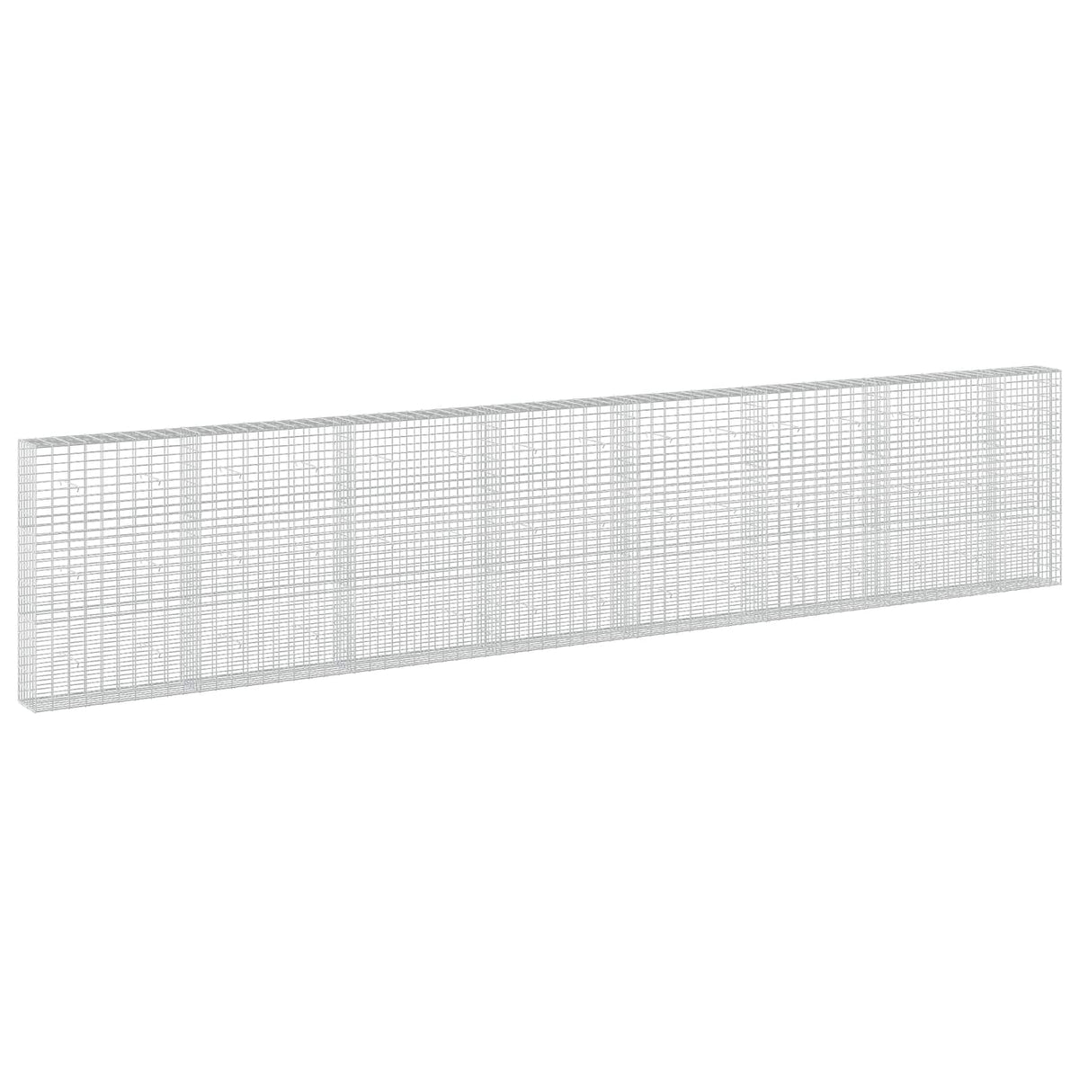 vidaXL Gabion z drutu 3,5 mm i siatką 5x10 cm 750x30x150 cm