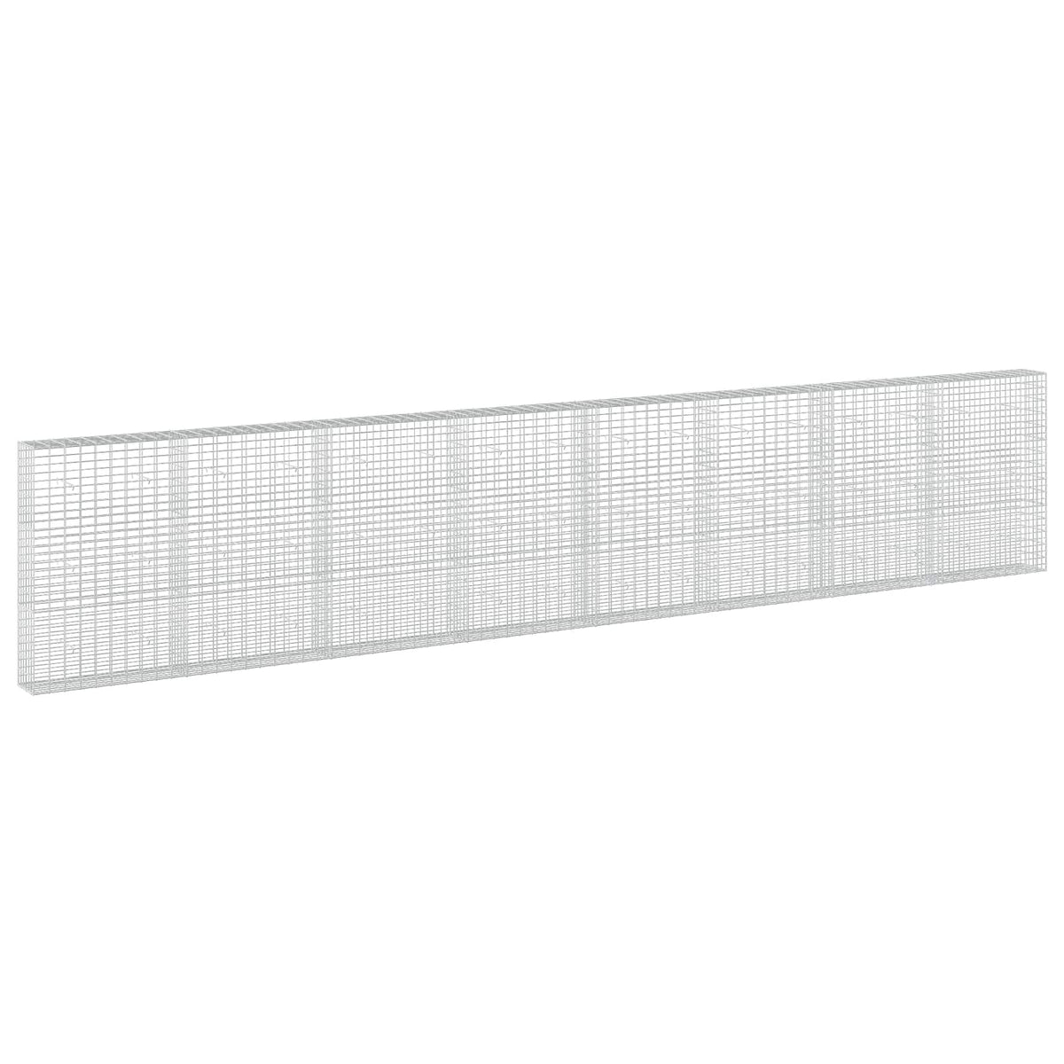 vidaXL Gabion z drutu 3,5 mm i siatką 5x10 cm 800x30x150 cm