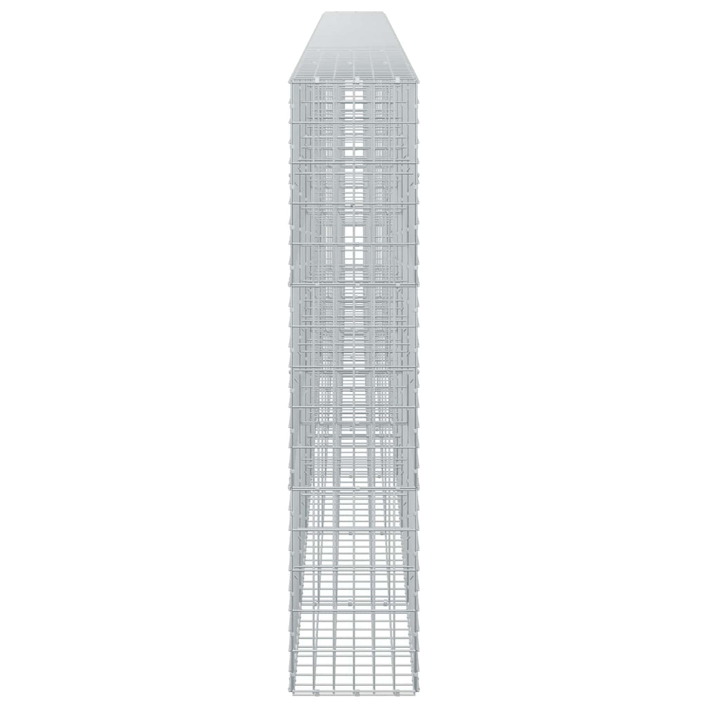 vidaXL Gabion z drutu 3,5 mm i siatką 5x10 cm 800x30x150 cm