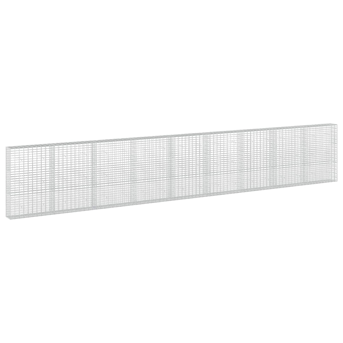 vidaXL Gabion z drutu 3,5 mm i siatką 5x10 cm 900x30x150 cm
