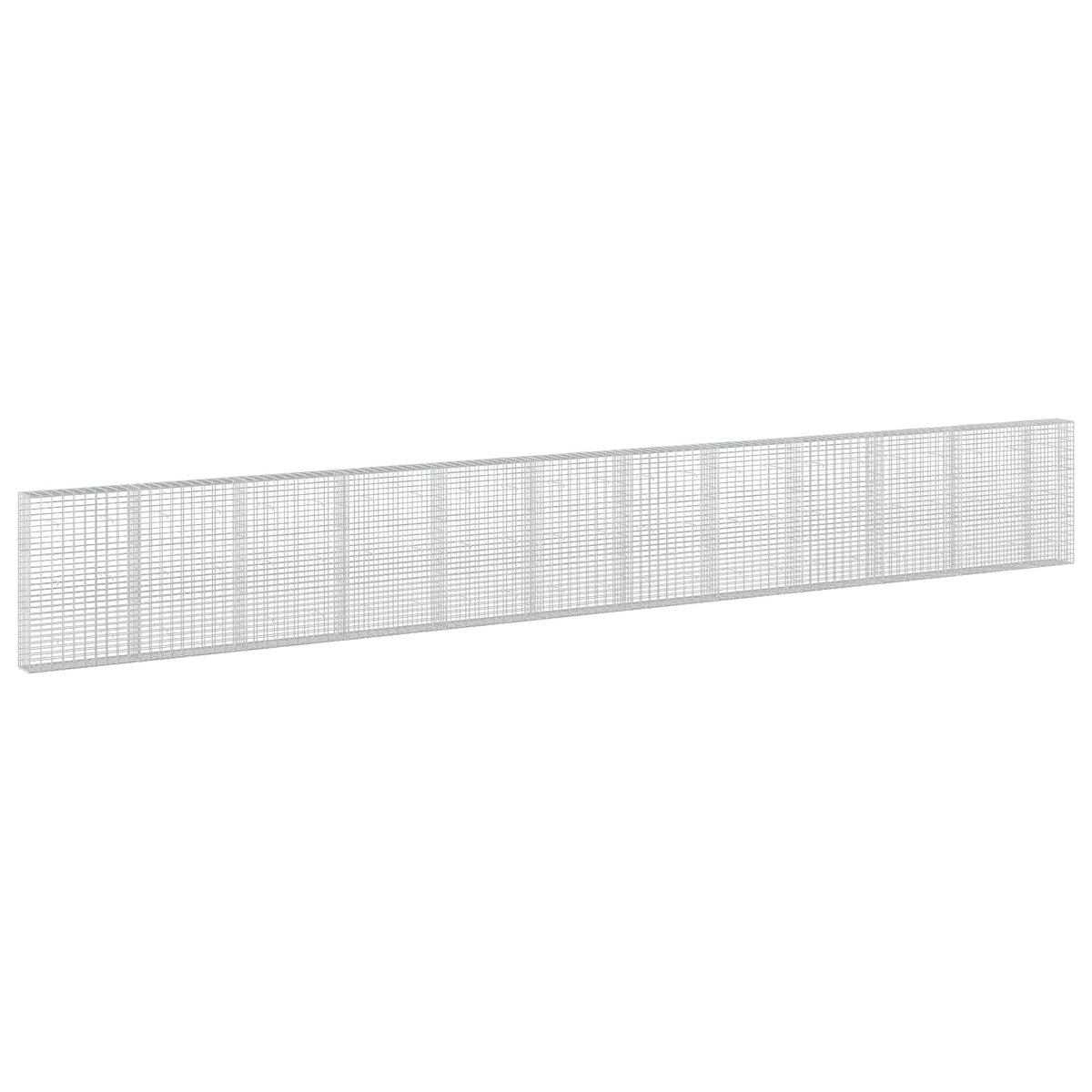 vidaXL Gabion z drutu 3,5 mm i siatką 5x10 cm 1150x30x150 cm
