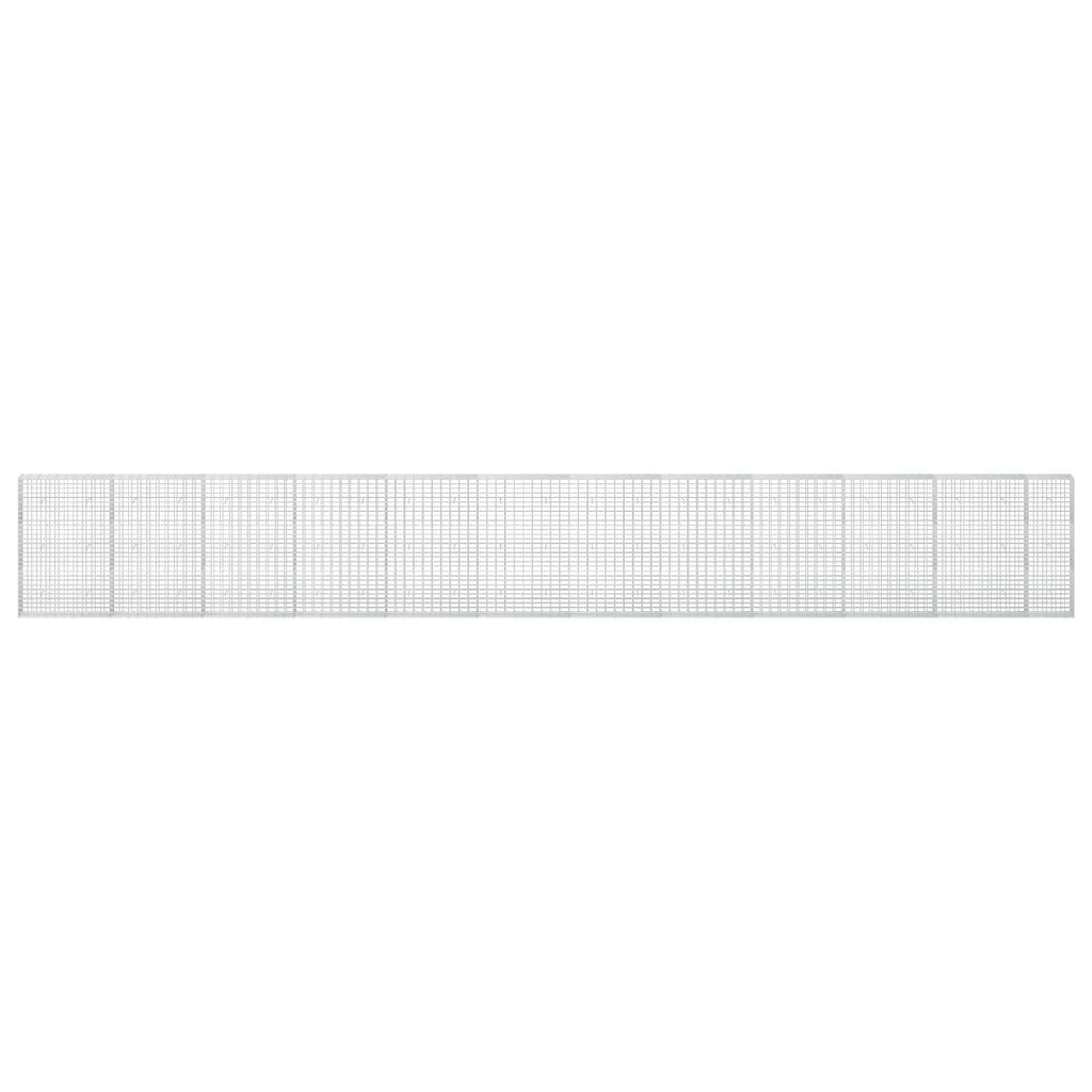vidaXL Gabion z drutu 3,5 mm i siatką 5x10 cm 1150x30x150 cm