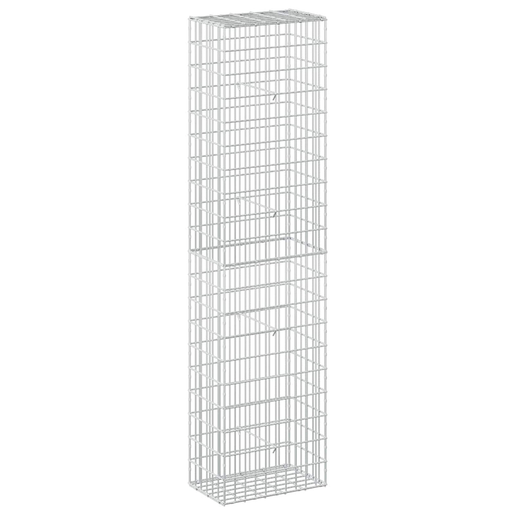 vidaXL Gabion z drutu 3,5 mm i siatką 5x10 cm 50x30x200 cm