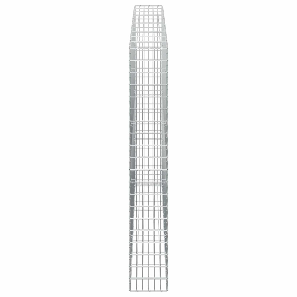 vidaXL Gabion z drutu 3,5 mm i siatką 5x10 cm 100x30x200 cm