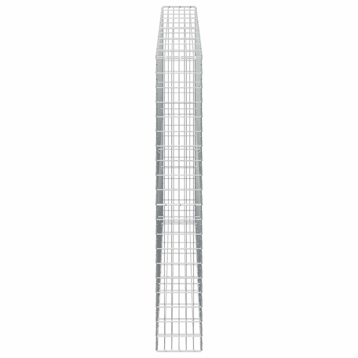 vidaXL Gabion z drutu 3,5 mm i siatką 5x10 cm 100x30x200 cm