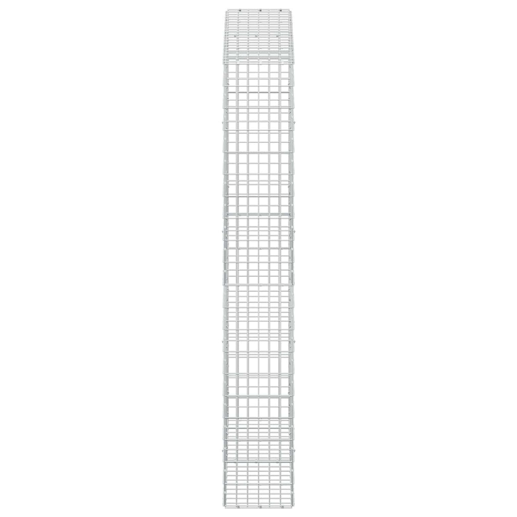 vidaXL Gabion z drutu 3,5 mm i siatką 5x10 cm 200x30x200 cm