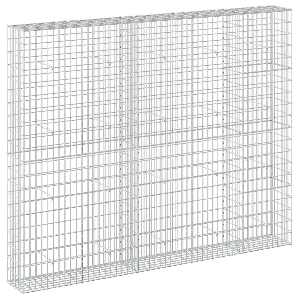 vidaXL Gabion z drutu 3,5 mm i siatką 5x10 cm 250x30x200 cm