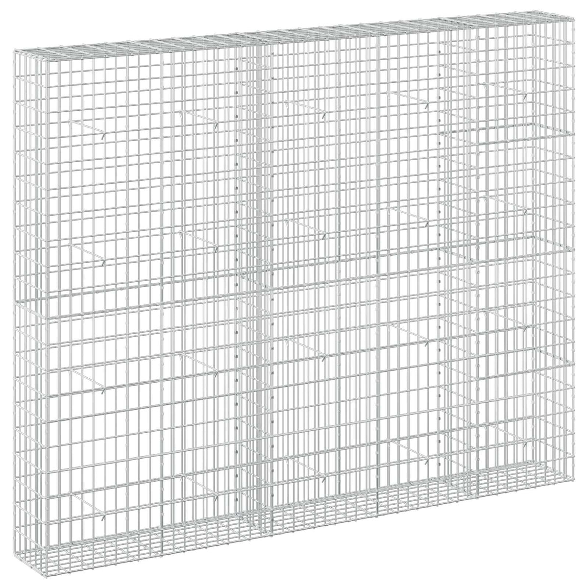 vidaXL Gabion z drutu 3,5 mm i siatką 5x10 cm 250x30x200 cm