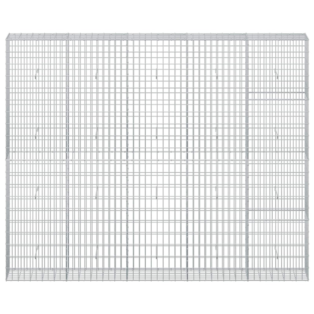 vidaXL Gabion z drutu 3,5 mm i siatką 5x10 cm 250x30x200 cm