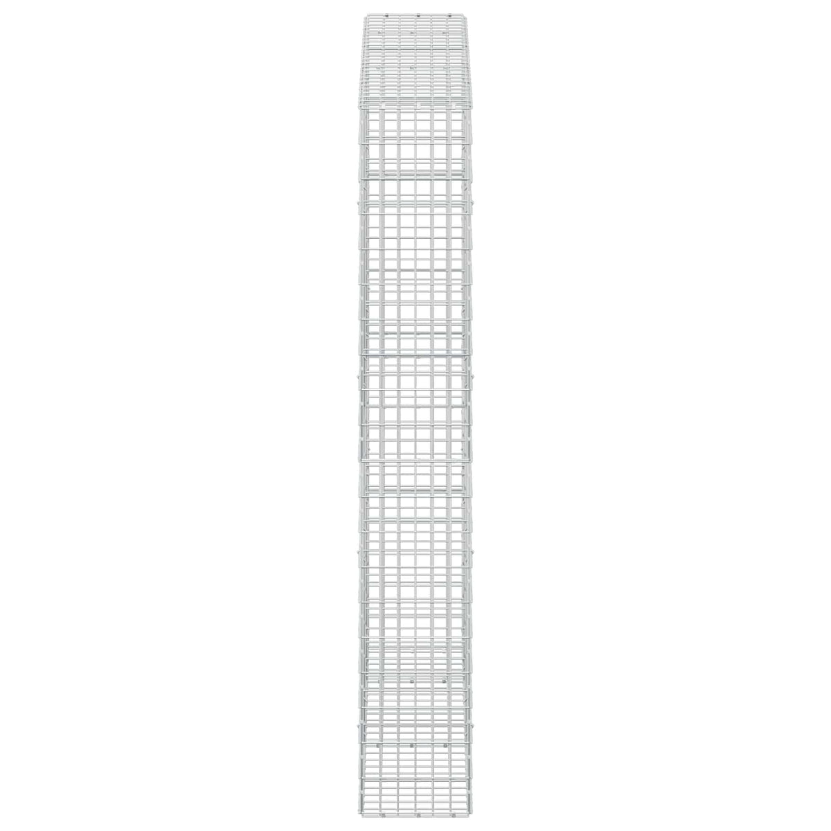 vidaXL Gabion z drutu 3,5 mm i siatką 5x10 cm 250x30x200 cm