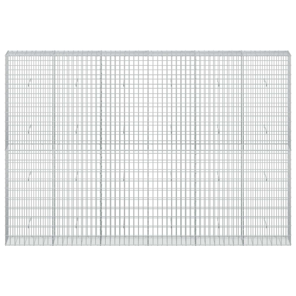 vidaXL Gabion z drutu 3,5 mm i siatką 5x10 cm 300x30x200 cm