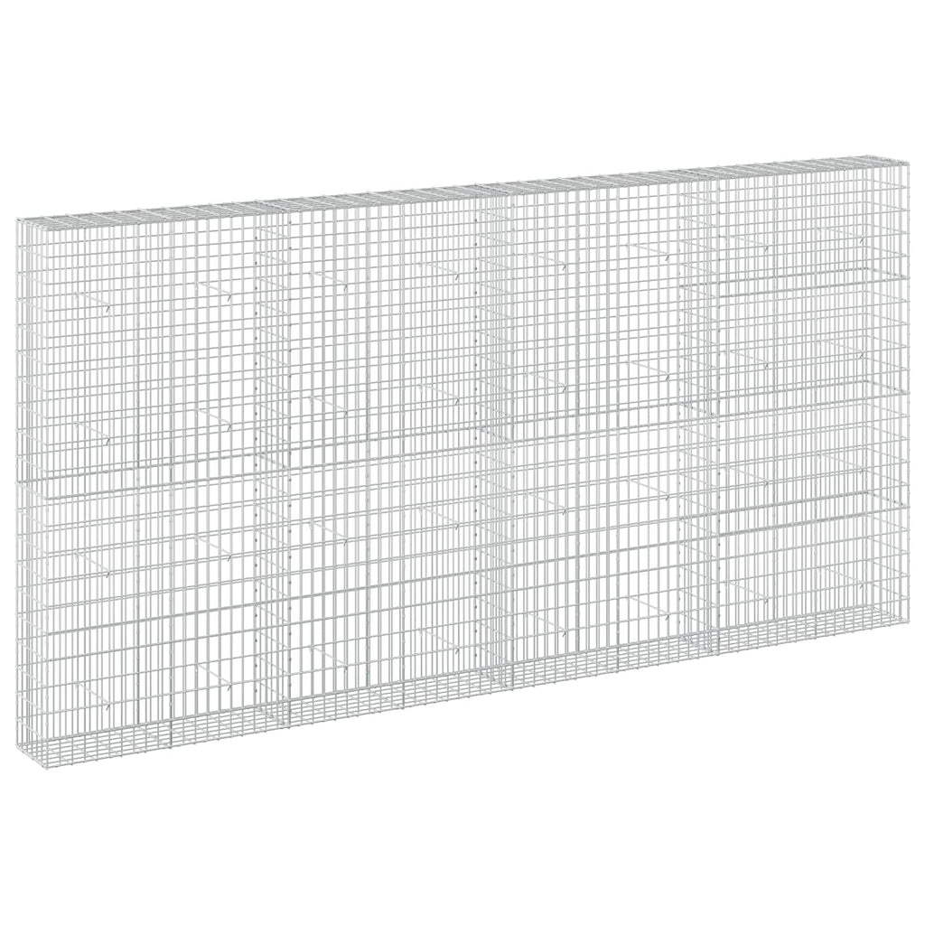 vidaXL Gabion z drutu 3,5 mm i siatką 5x10 cm 400x30x200 cm