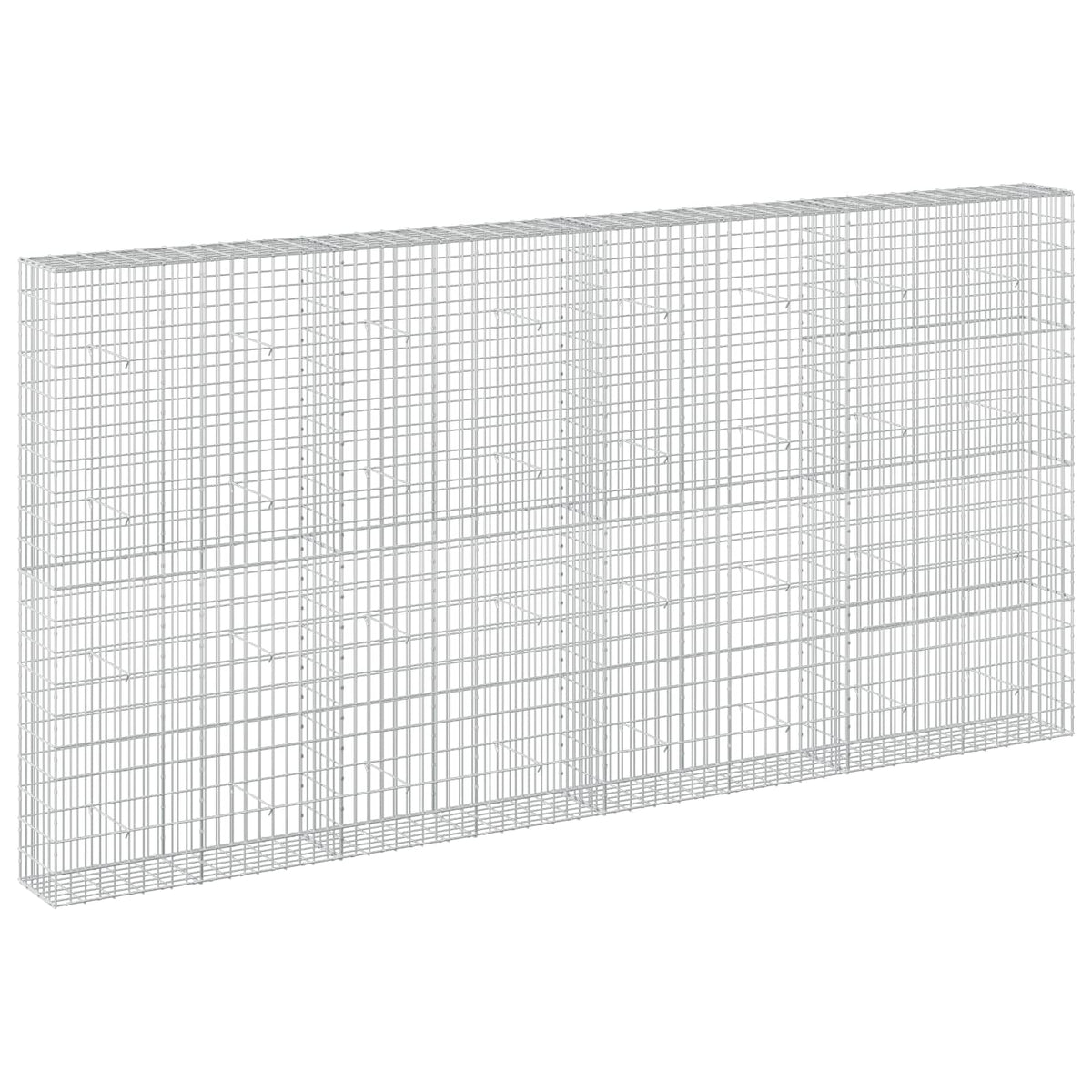 vidaXL Gabion z drutu 3,5 mm i siatką 5x10 cm 400x30x200 cm