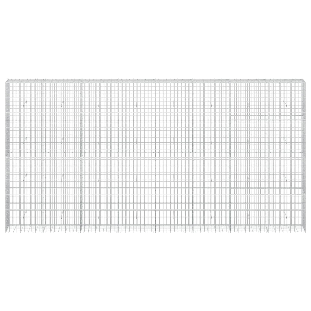 vidaXL Gabion z drutu 3,5 mm i siatką 5x10 cm 400x30x200 cm