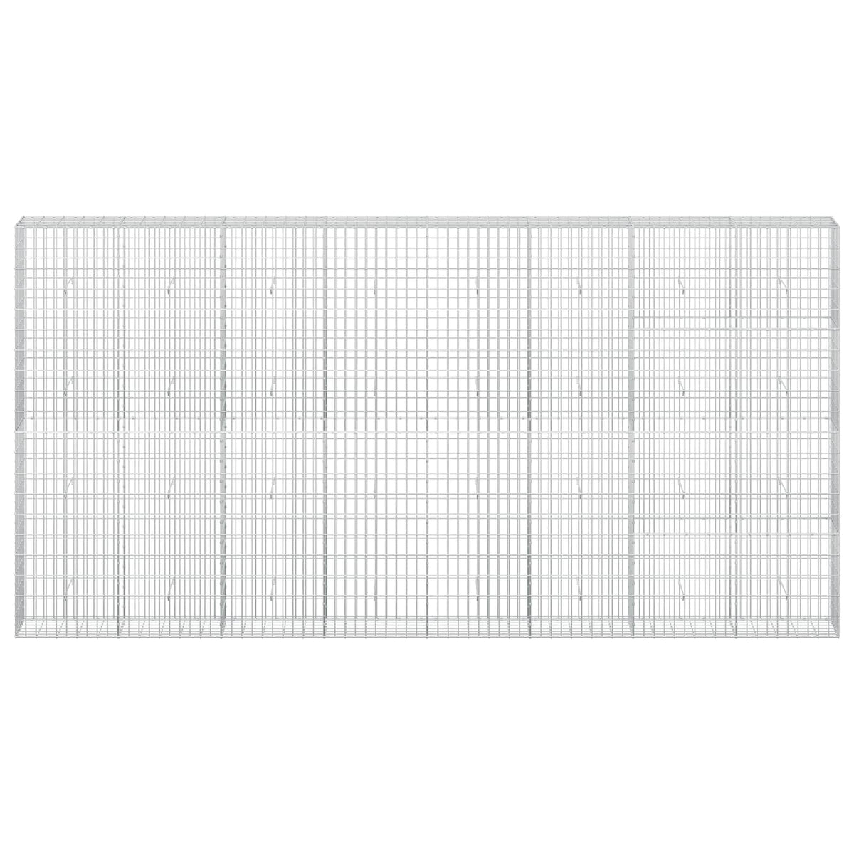 vidaXL Gabion z drutu 3,5 mm i siatką 5x10 cm 400x30x200 cm