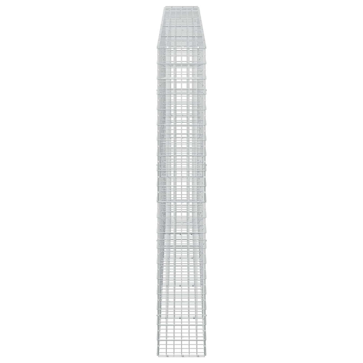 vidaXL Gabion z drutu 3,5 mm i siatką 5x10 cm 450x30x200 cm